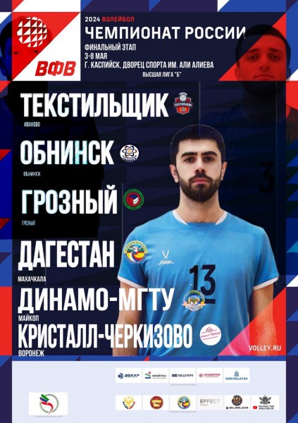 Программа финального тура чемпионата России по волейболу среди команд Высшей Лиги "Б" 