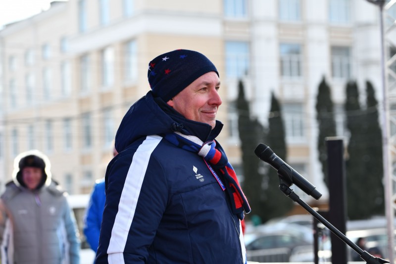 Поздравление президента Олимпийского комитета России Станислава Позднякова с Днем зимних видов спорта