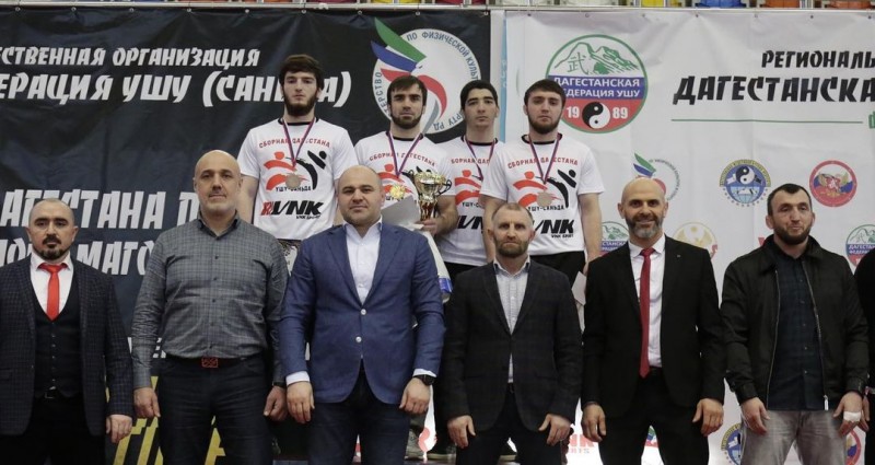 В Каспийске завершился чемпионат Дагестана по ушу-саньда памяти Магомеда Саламова