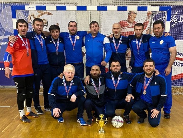 Сборная Дагестана по футболу среди слабовидящих - призер чемпионата России 