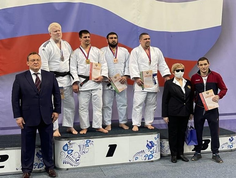 Команда Дагестана по общему количеству медалей заняла первое место на Чемпионате России по дзюдо (спорт слепых)