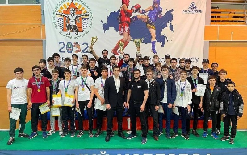 Сборная Дагестана по тайскому боксу выиграла общекомандный зачет чемпионата России 