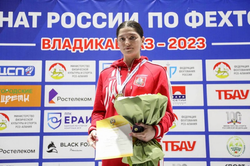 Айзанат Муртазаева выиграла чемпионат России по фехтованию