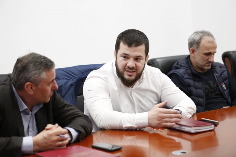 Чемпионов России по боевому самбо чествовали в Минспорте Дагестана