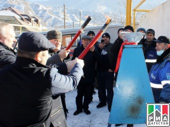 Торжественный пуск газа состоялся в селе Майданское Унцукульского района