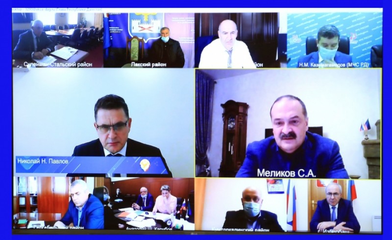 Сергей Меликов провел заседание Оперштаба по предупреждению завоза и распространения нового коронавируса в республике
