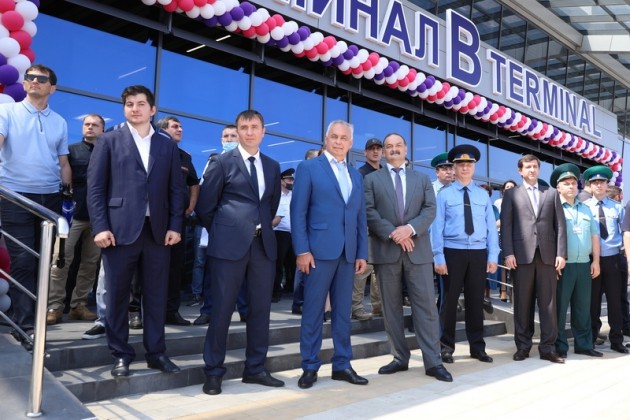 Новый международный терминал открыли в махачкалинском аэропорту